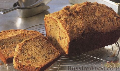 Тертый хлеб с курагой