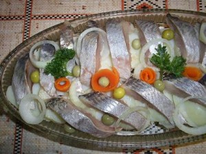 Малосольная селедка