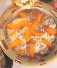 Овсяная каша с апельсином