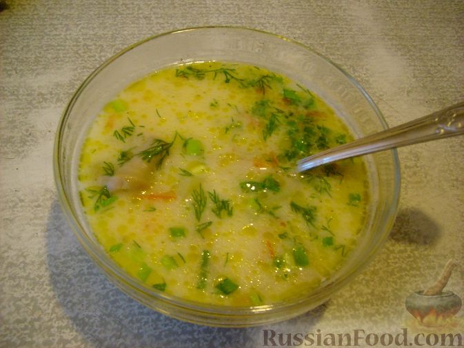 Суп луковый с сыром