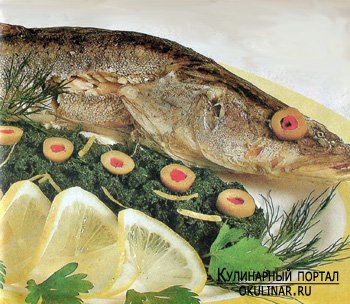 Судак со щавелем